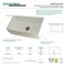 Gourmetier KGKFA361810CD 36" x 18" SGL Bowl Farmhouse Kitchen Sink, Drain & Rack KGKFA361810CD - alternate 3